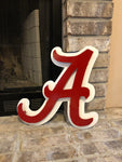 Alabama Logo 3D- Metal Wall Decor