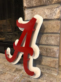 Alabama Logo 3D- Metal Wall Decor