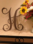 Monogram Letters - Monogram Sign - Metal Wall Decor