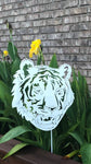 Metal Tiger - Yard Stake - Metal Wall Art