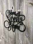 Home Sweet Home Word Art - Metal Wall Decor