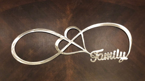 Infinity Family - Metal Wall Decor