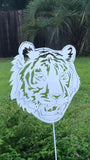 Metal Tiger - Yard Stake - Metal Wall Art