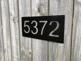 House Number Sign - Metal Wall Decor