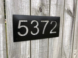 House Number Sign - Metal Wall Decor