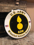 Army Wheeled Vehicle Repairer - Metal Wall Decor