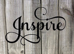 Inspire Word Art - Metal Wall Decor