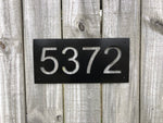 House Number Sign - Metal Wall Decor