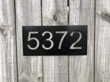 House Number Sign - Metal Wall Decor