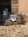 Tattered American Flag - Georgia Bulldogs Logo