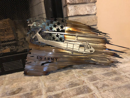 Tattered American Flag - Huey Edition