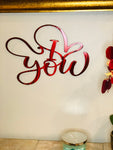 I Love You Sign - Metal Wall Decor