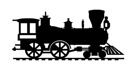 Tattered American Flag - Steam Engine Train Edition