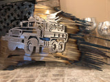 Tattered American Flag - Custom Gun Truck