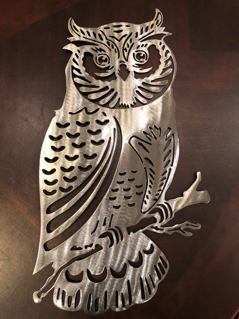 Owl Metal Wall Art