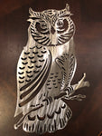 Owl Metal Art - Metal Wall Decor