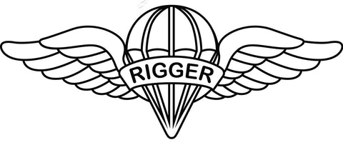 Tattered American Flag - Rigger Wings Edition