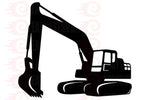 Tattered American Flag - Excavator Edition