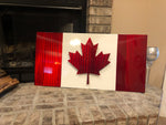 Canadian Flag -3D Maple Leaf