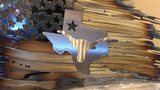 Tattered American Flag - Texas Longhorn Edition