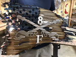 Tattered American Flag - Crossed Cavalry Swords with Unit Designation Edition