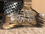 Tattered American Flag - Custom Gun Truck