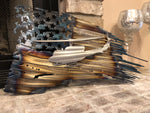 Tattered American Flag - Custom Huey Edition