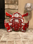 Firefighter Wall Art - Translucent Red Finish