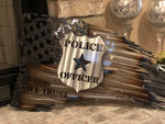 Tattered American Flag - Police Edition
