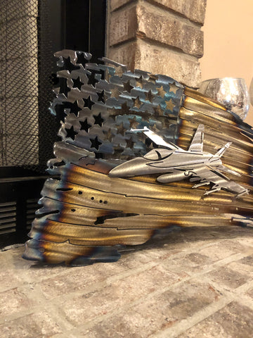 Tattered American Flag - F18 Edition