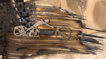 Tattered American Flag - Harley Chopper Edition