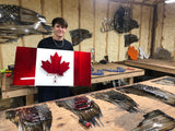 Canadian Flag -3D Maple Leaf